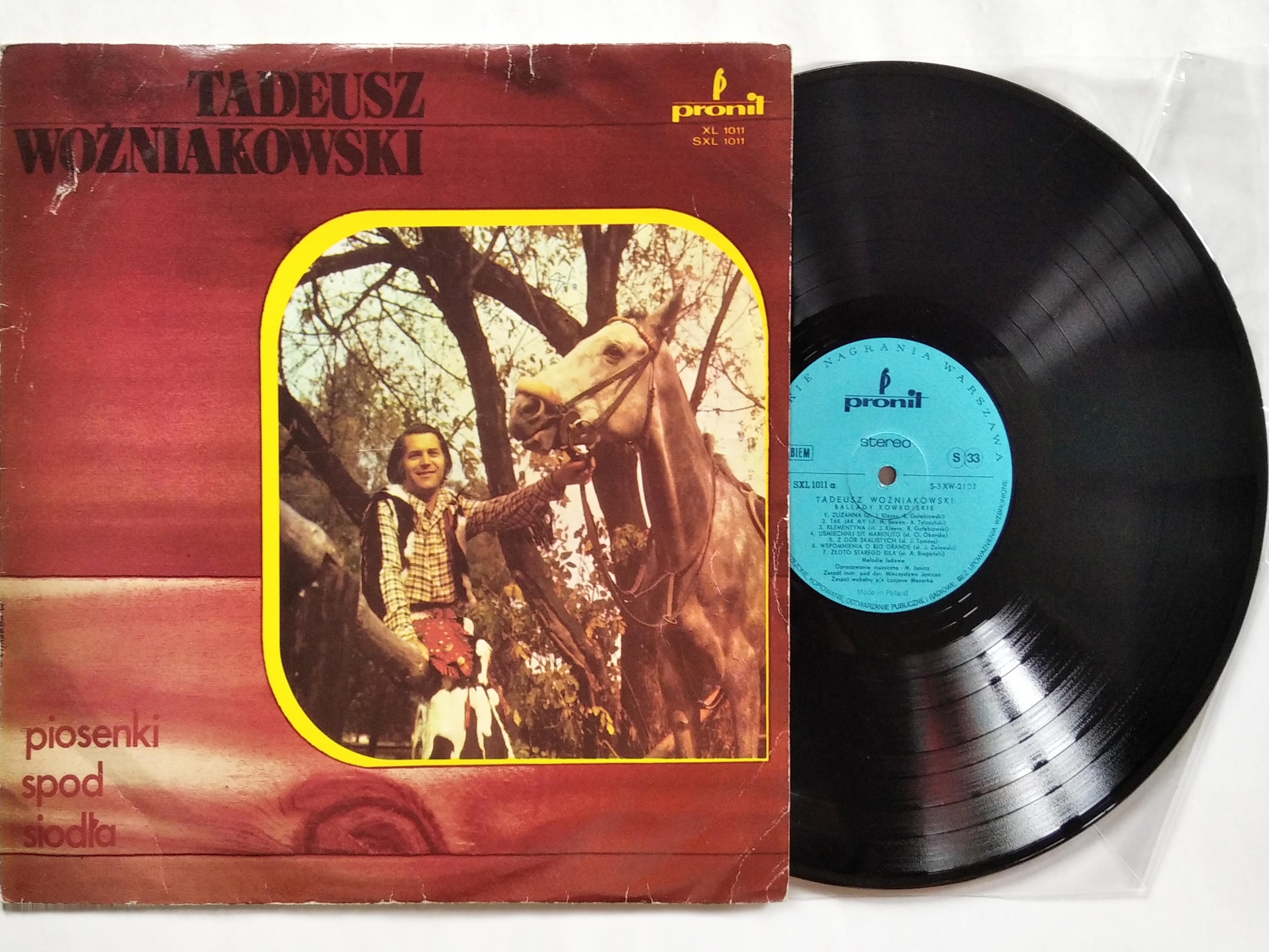 Lp: Tadeusz Woźniakowski Piosenki Spod Siodła 1973 Ex