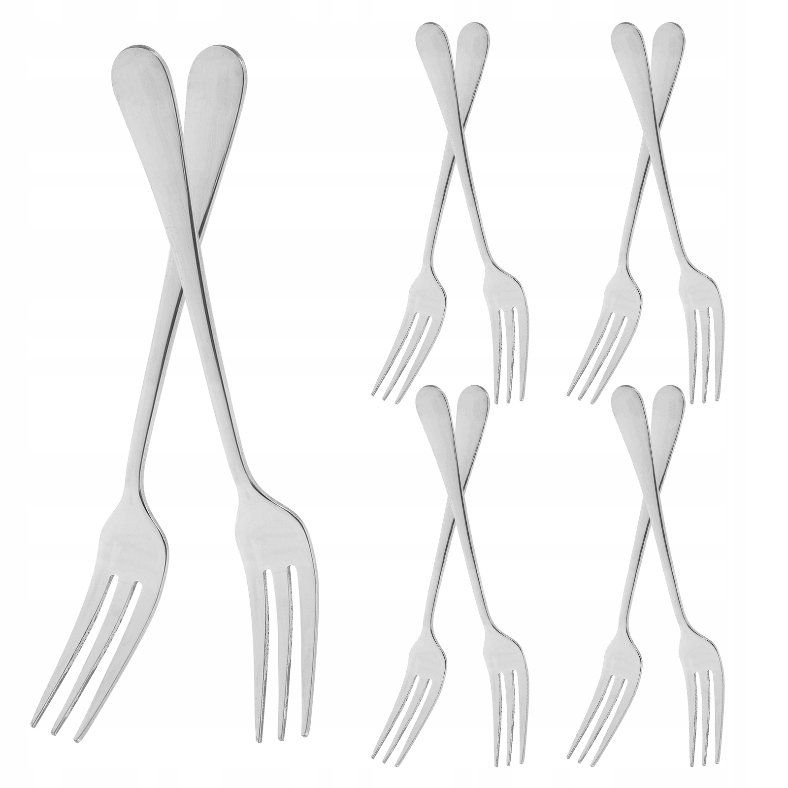 WIDELKI NA NOŻE WIDELEC DO CIASTA WIDELEC DO SAŁATKI MINI OWOCE