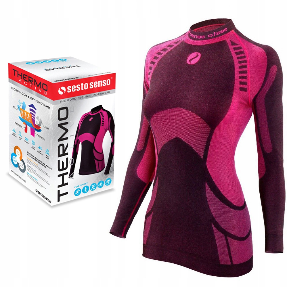 Tričko dámské termoaktivní Sesto Senso teplé Termoaktivní Spodní Prádlo S