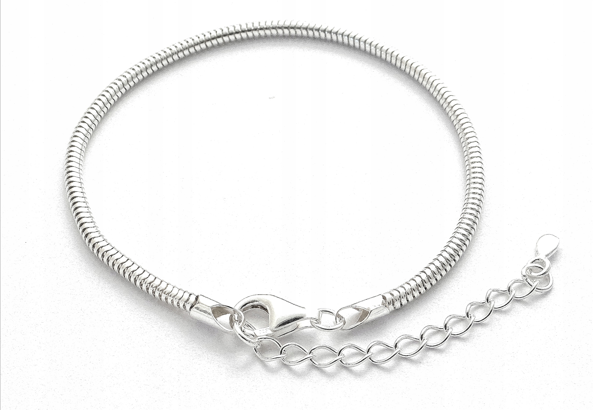 

Bransoletka Do Charms,beads, Sr 925 17-21 CM BR2,4