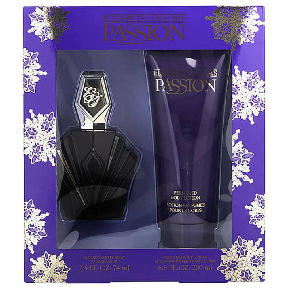 Sada Elizabeth Taylor Passion Edt sprej 74ml Tělové Mléko 200 Ml