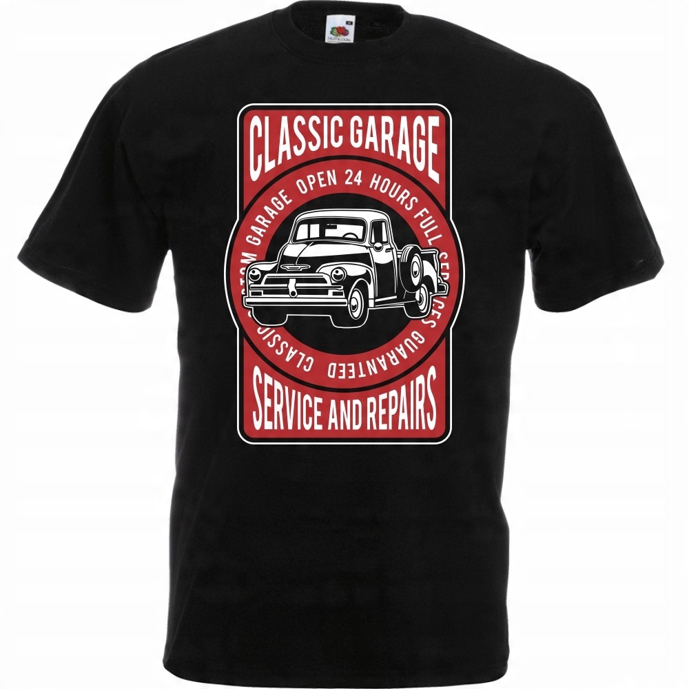 

Koszulka samochód auto oldschool S czarna