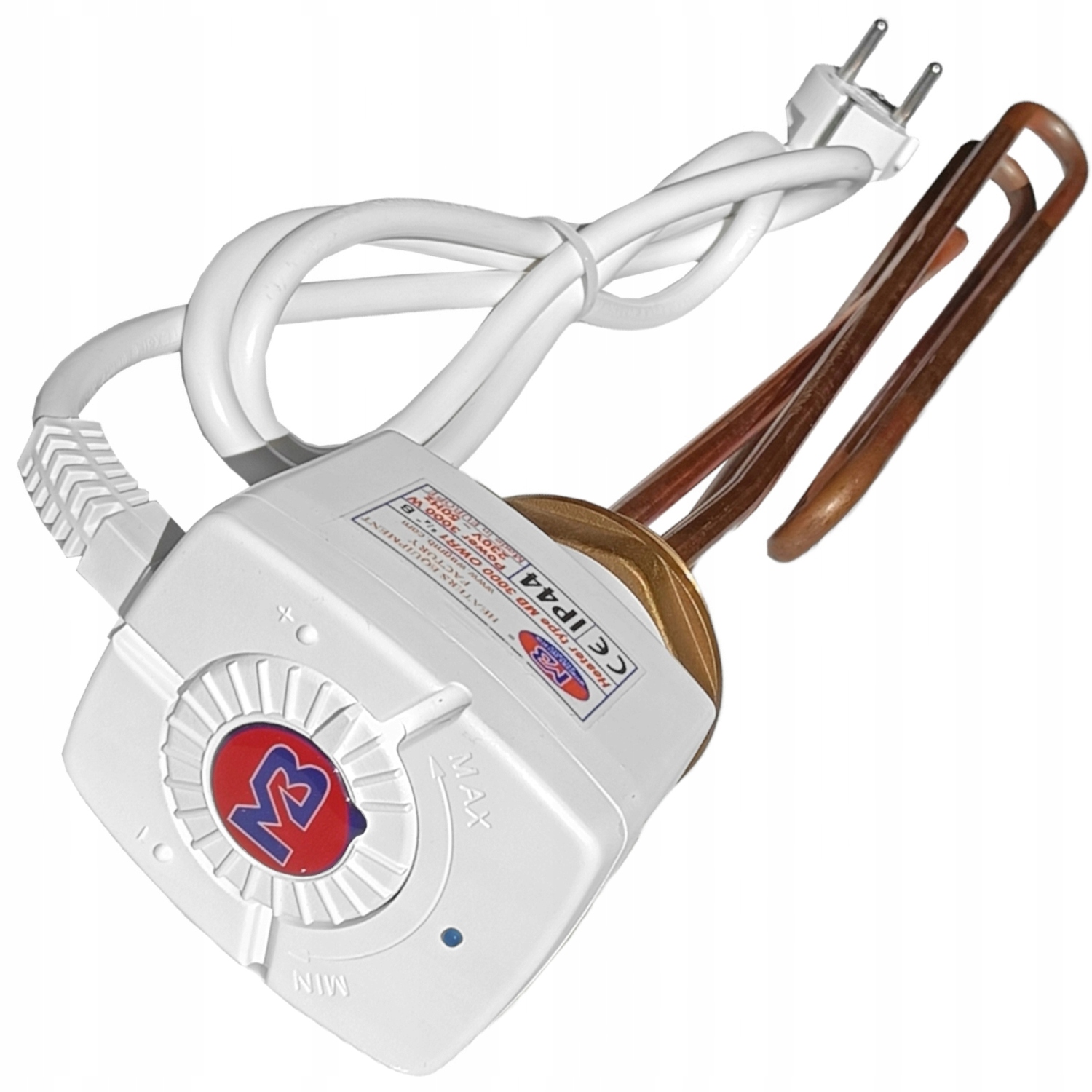 Topné Těleso 6/4“ 3000 W pro bojler Výměník Tepla Nádrž C.w.u.