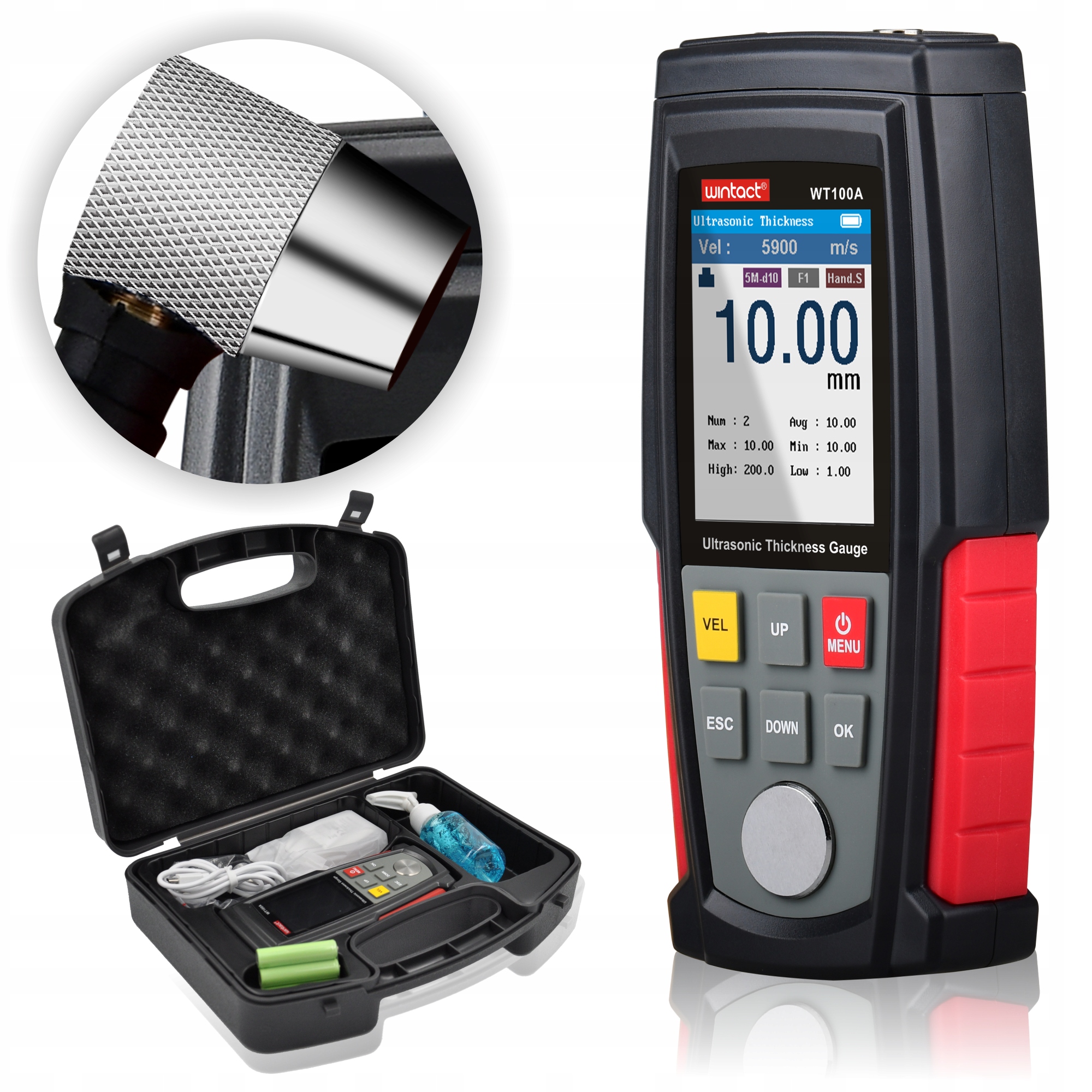 

Ultradźwiękowy Miernik Grubości Lakieru Materiału