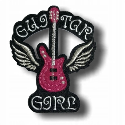 

Aplikacja Naszywka Naprasowanka Termo Gitara Girl