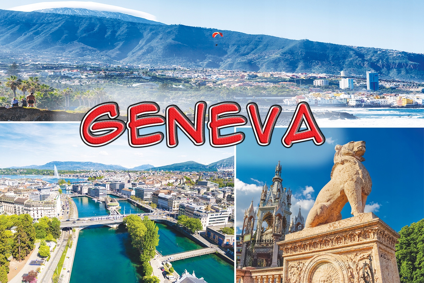 

Genewa - Magnesy Na Lodówkę Miasta Świata