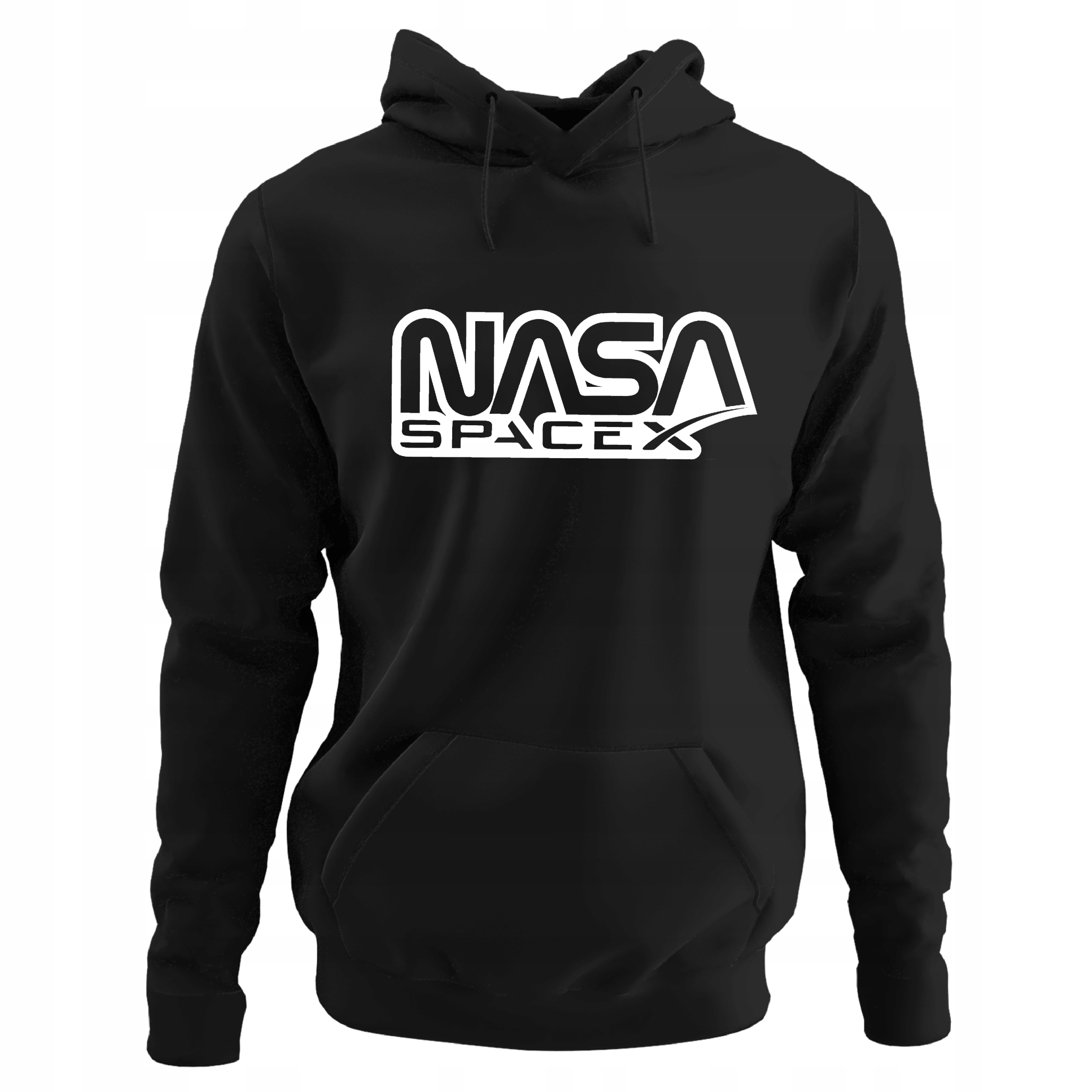 

Męska Bluza Z Kapturem Spacex Nasa Elon Musk Kosmo