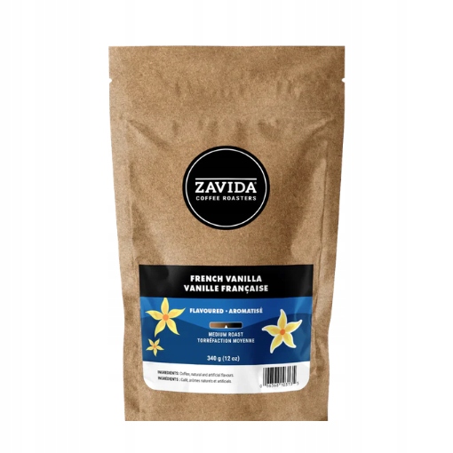 Zavida French Vanilla – káva s příchutí vanilky 340 g