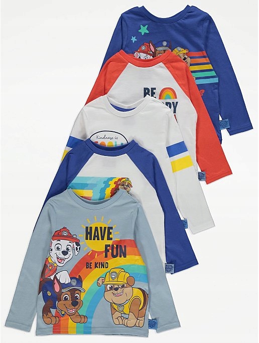 

George _92-98_5 pak_bawełniane bluzki_paw patrol