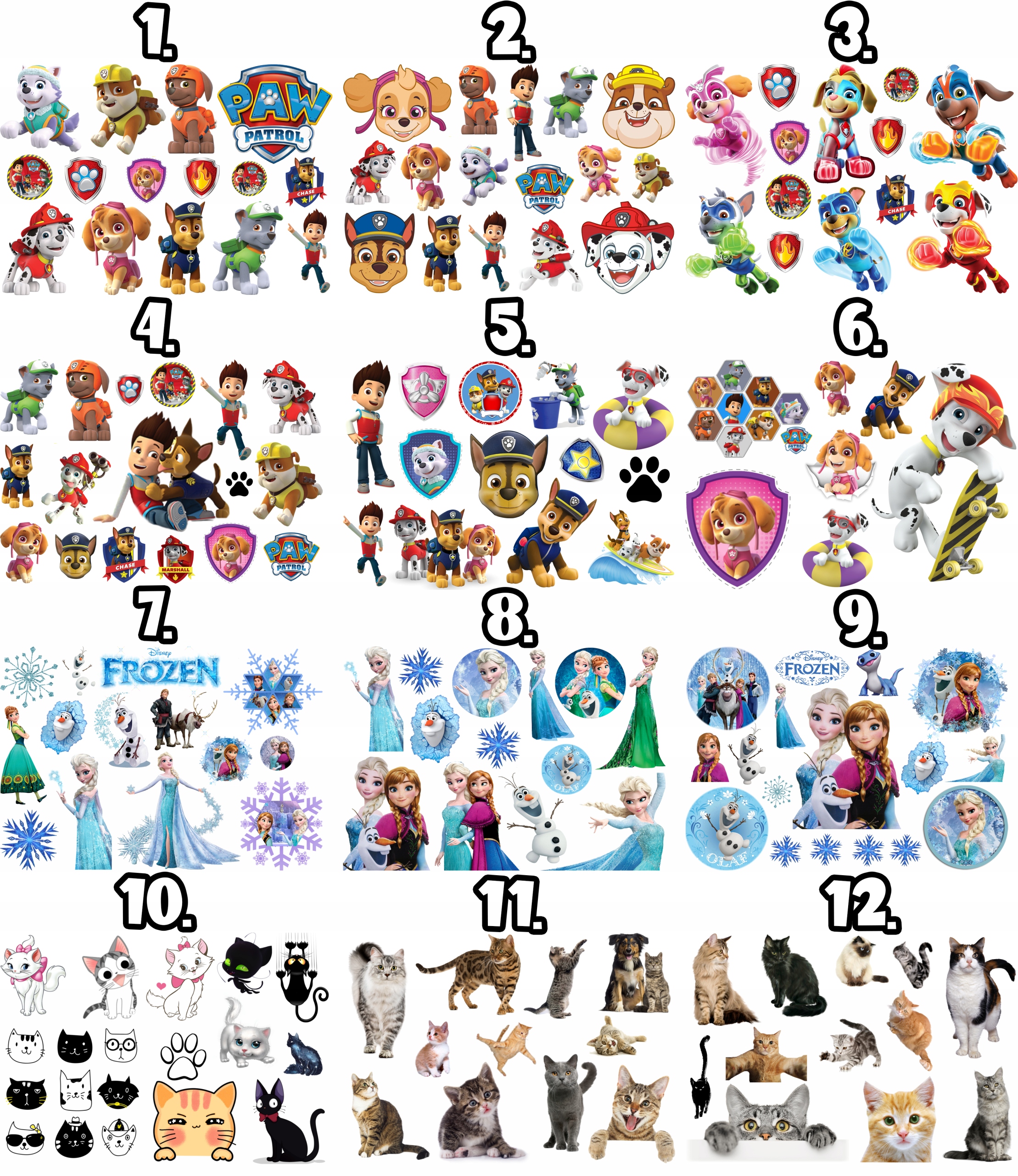 TATUAŻE ZMYWALNE WODNE DLA DZIECI DZIECIĘCE POKEMON WZORY SUPER JAKOŚĆ Marka inny