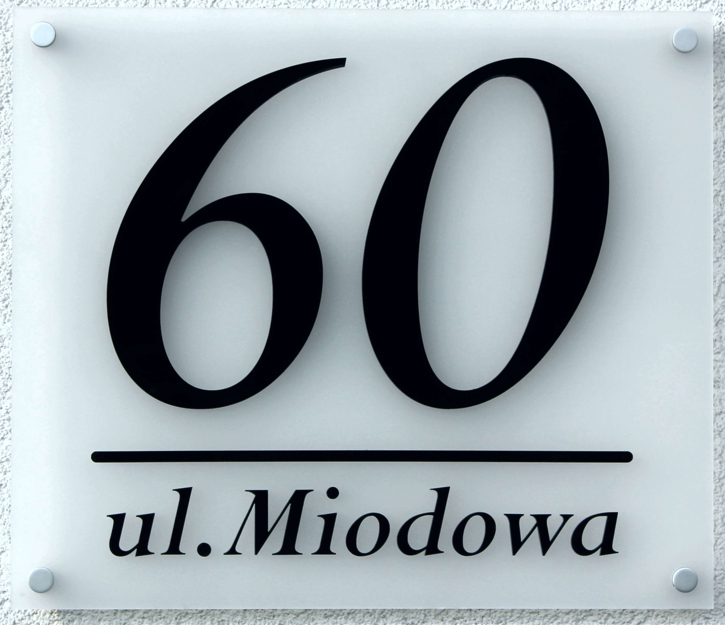 Tabliczka Adresowa -Litery 3d- TABLICA NUMER DOMU