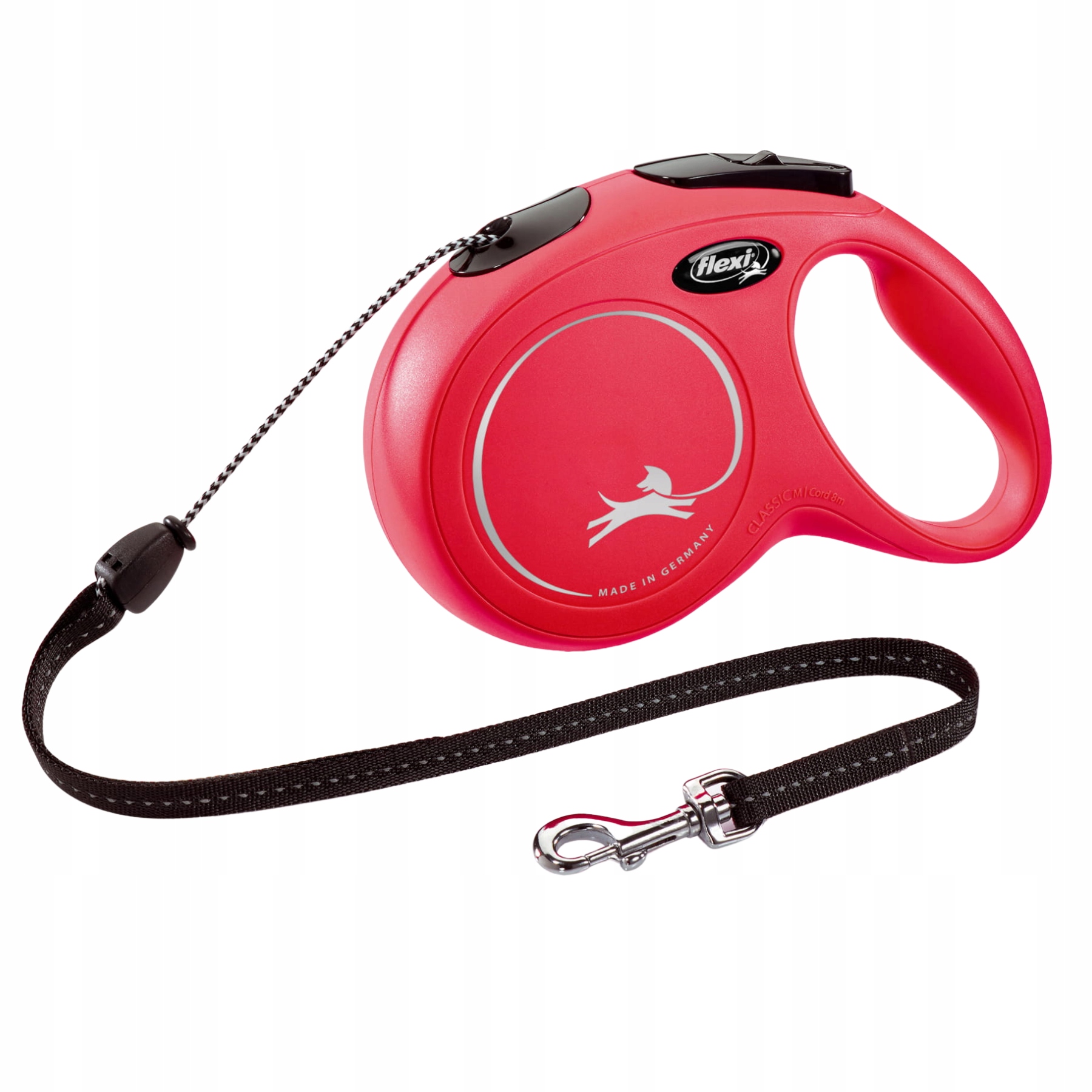 Levně Flexi New Classic Vodítko lanko S 8 m/12 kg červená