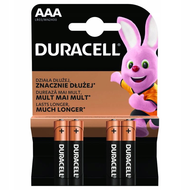 

Bateria Duracell LR03 / Aaa / MN2400 Basic 4szt.