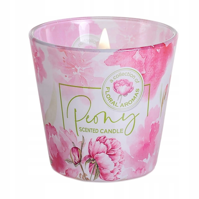 

Świeca zapachowa w szkle Piwonia Royal Pink