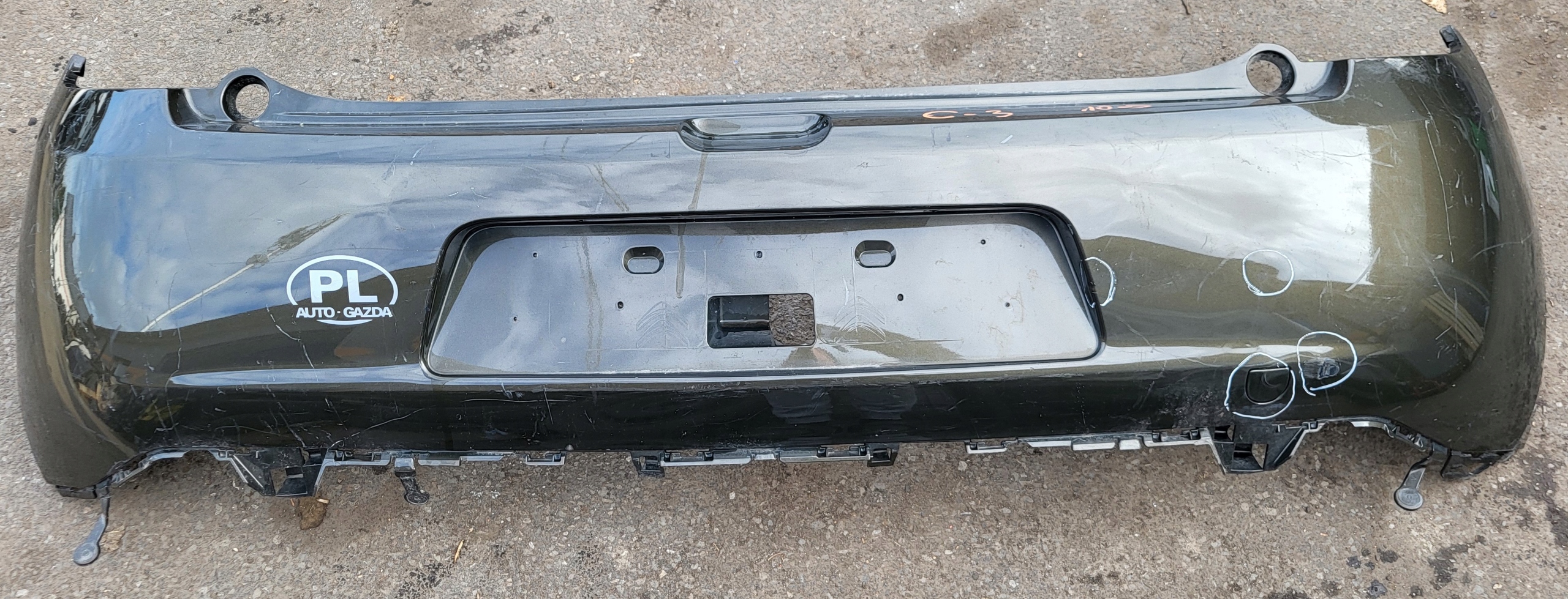 lökhárító hátsó CITROEN C3 II 2 OE