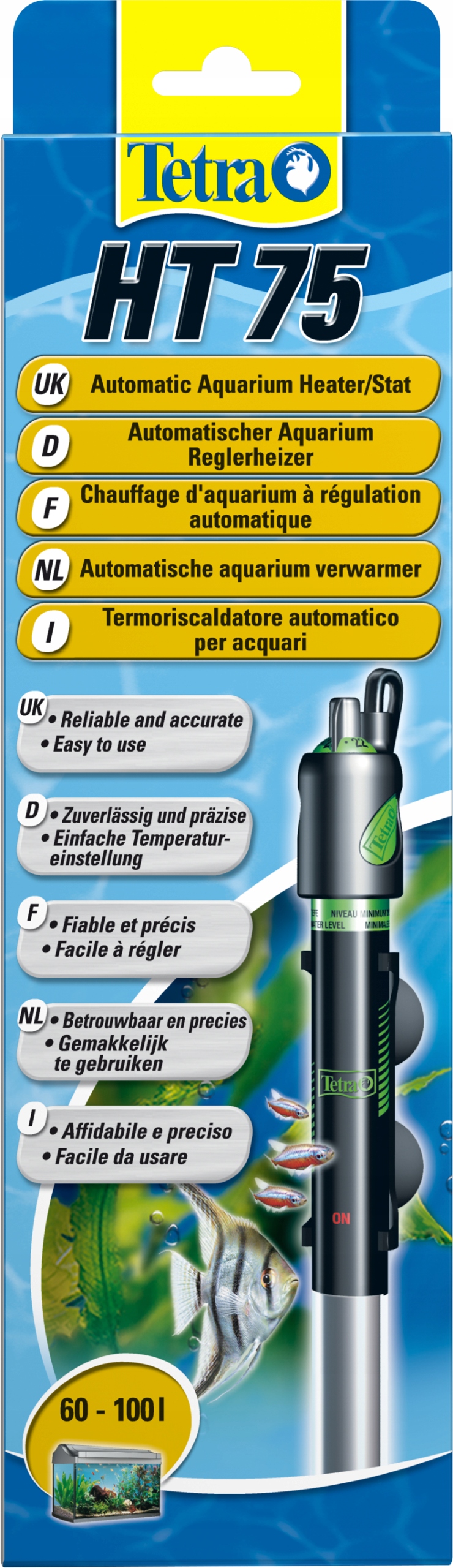 Tetra Ht 75 Ohřívač 75 W do 60-100 l