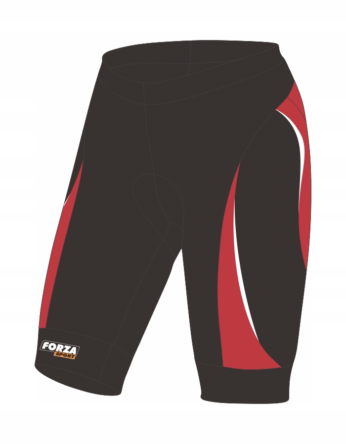SPODENKI KOLARSKIE FORZA BEZ SZELEK MAROON XL