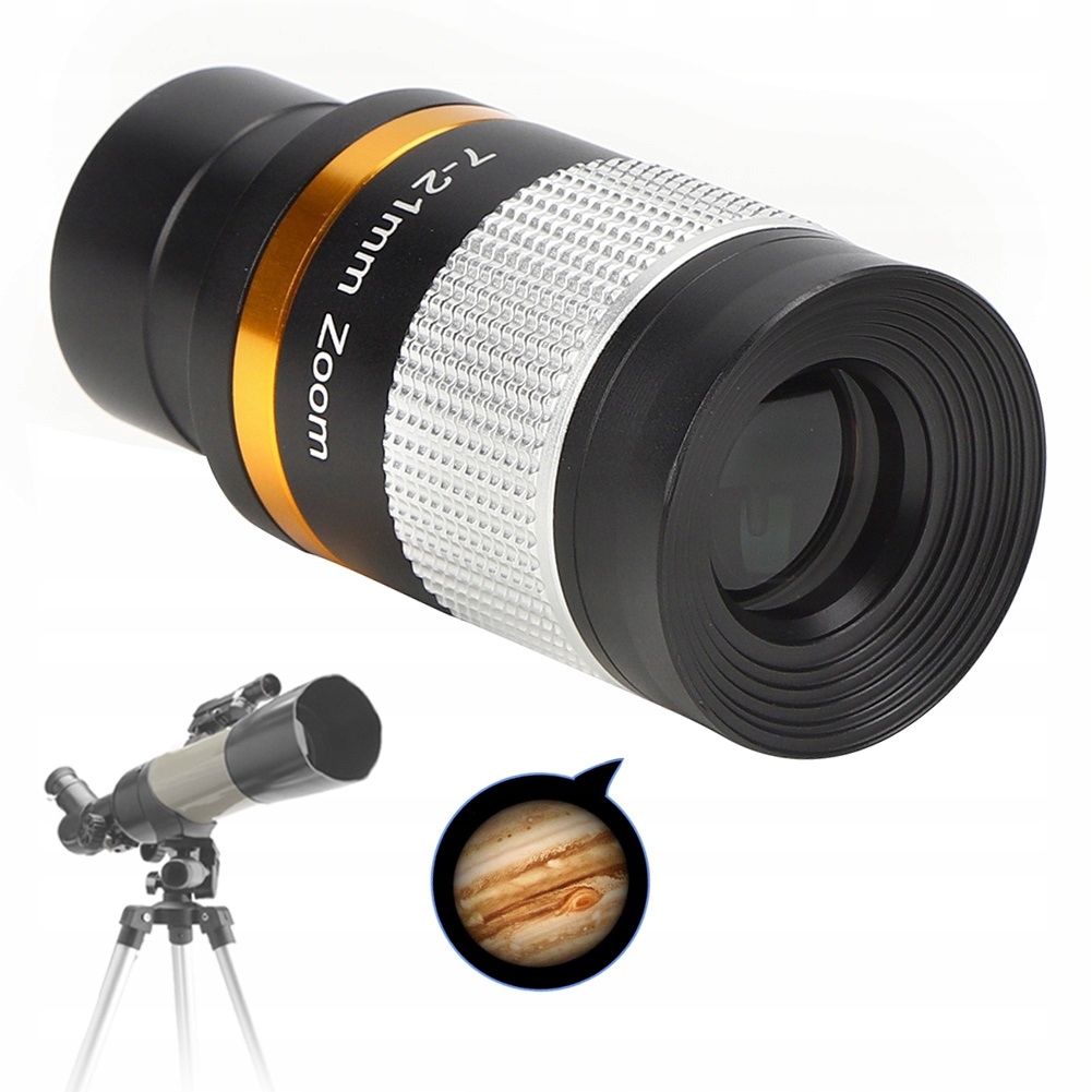 Okulárový Teleskop 1,25 Palce 7-21 MM Zoomový Okulár Pro Hvězdářský Dalekohled