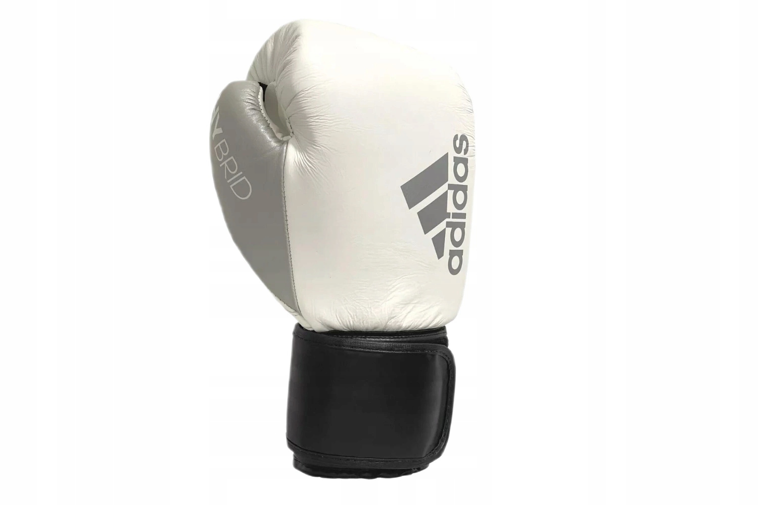 Rękawice bokserskie Adidas Hybrid 200 Boxing skórzane białe 12 oz.