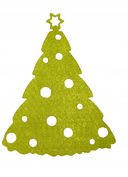 

Choinka z filcu Ozdoba Boże Narodzenie 20 cm Duża