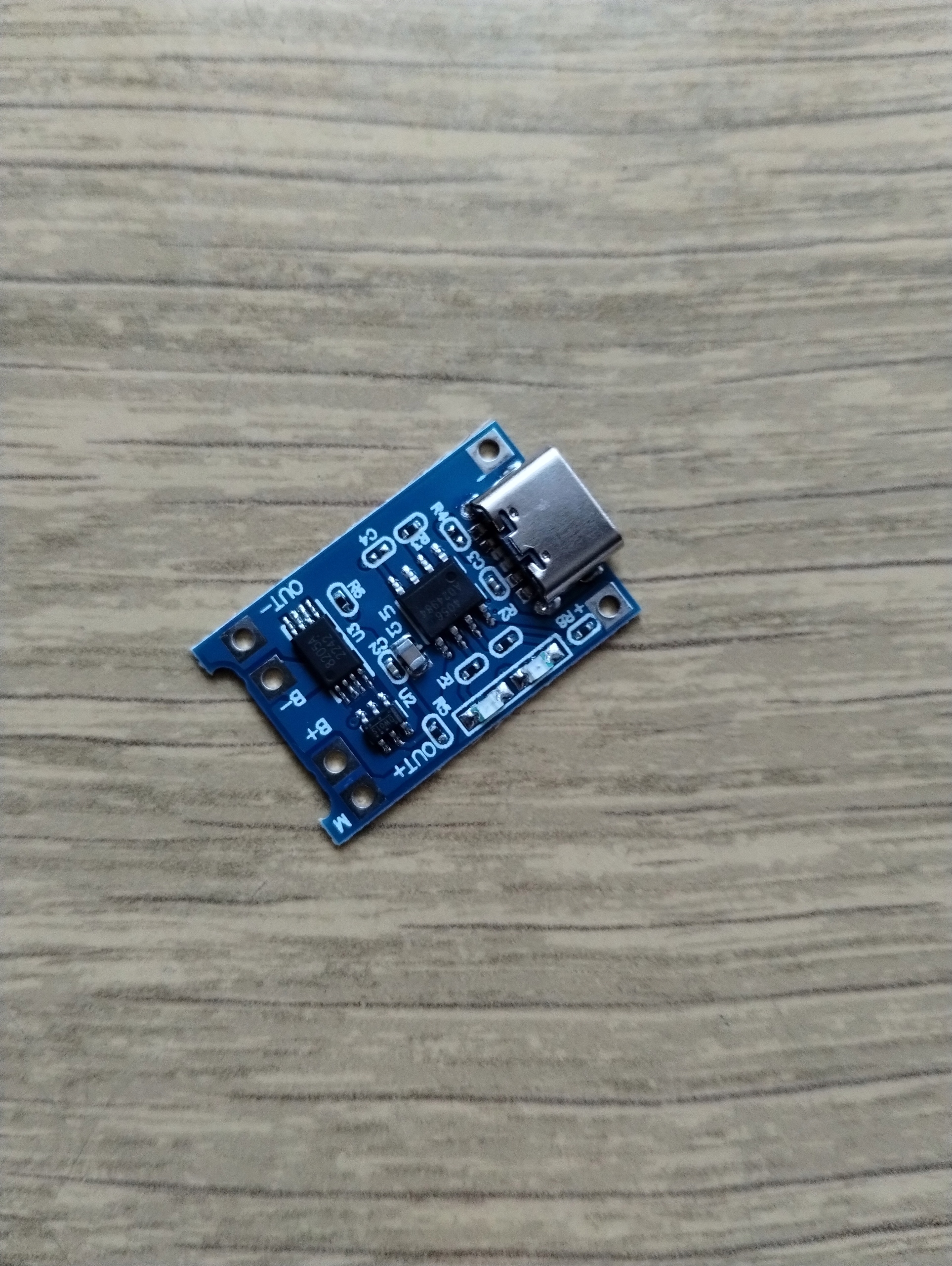 Ładowarka akumulatorów LI-ION TP4056 5V 1A USB-C Kod producenta TP4056 18650 Li-ion USB C