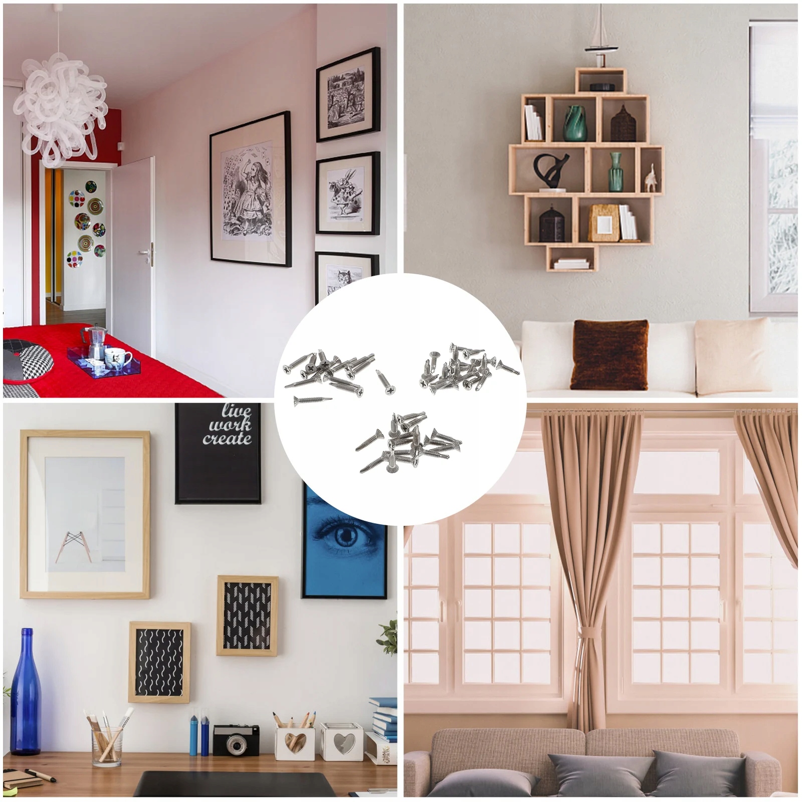 WKRĘTY ZE STALI NIERDZEWNEJ WIERTŁA Z ŁĄŻKIEM DO METALU Marka bez marki