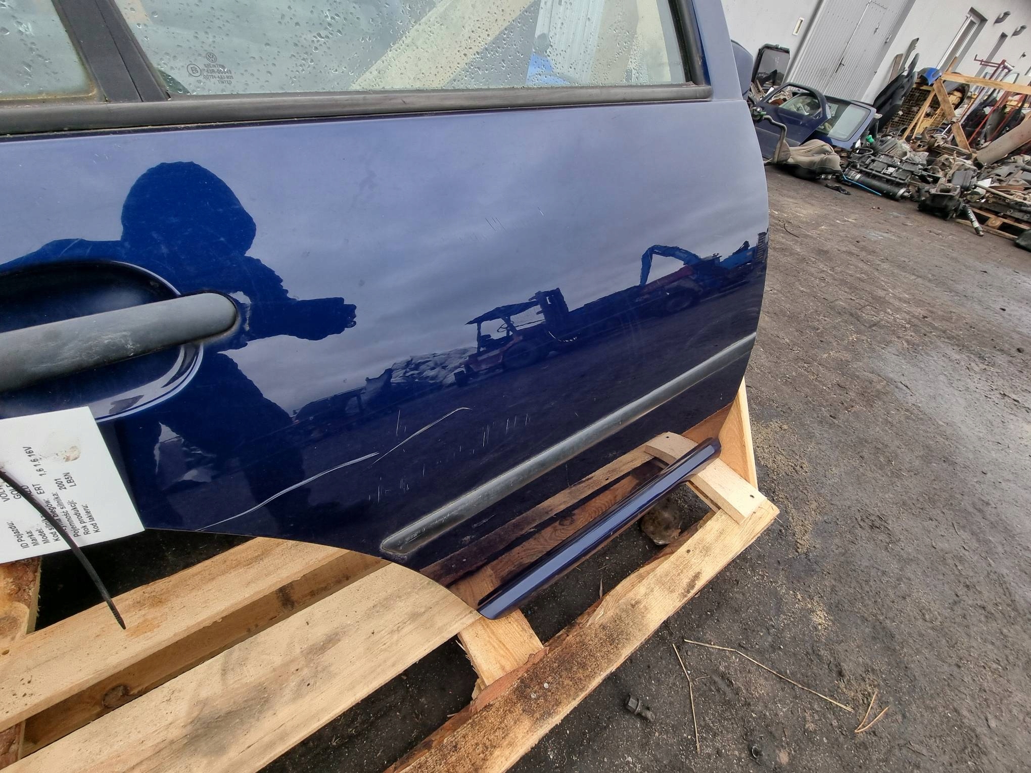 Tür rechts heck LB5N VOLKSWAGEN GOLF IV 4