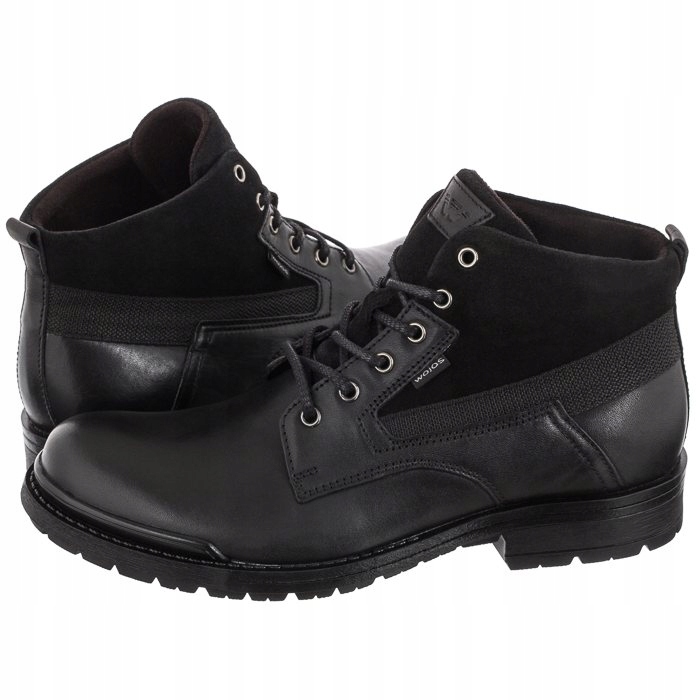 Pánské zimní Kotníkové Boty Wojas černé 24033-71