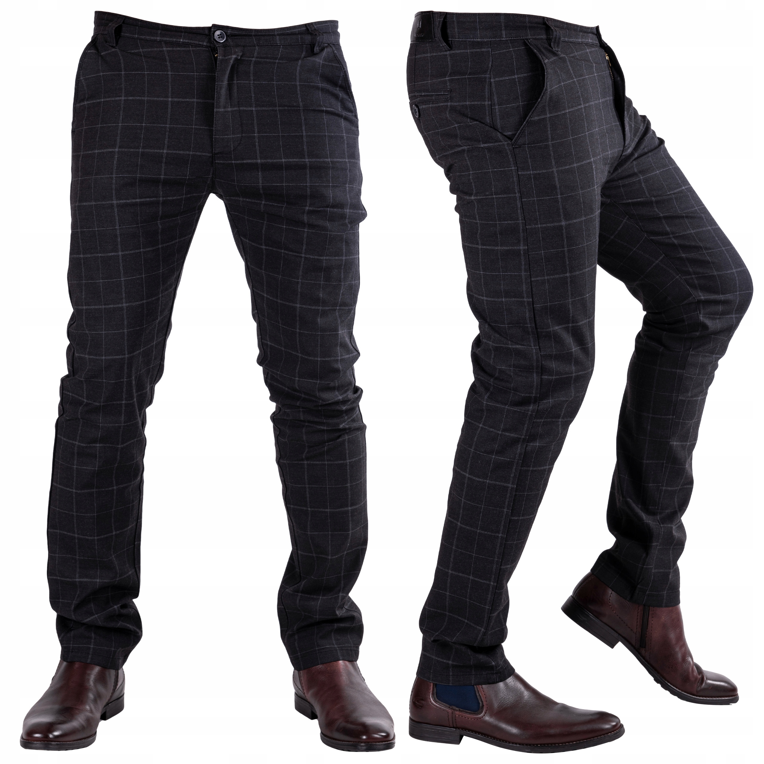 

Eleganckie Chinosy slim Soler r. 32
