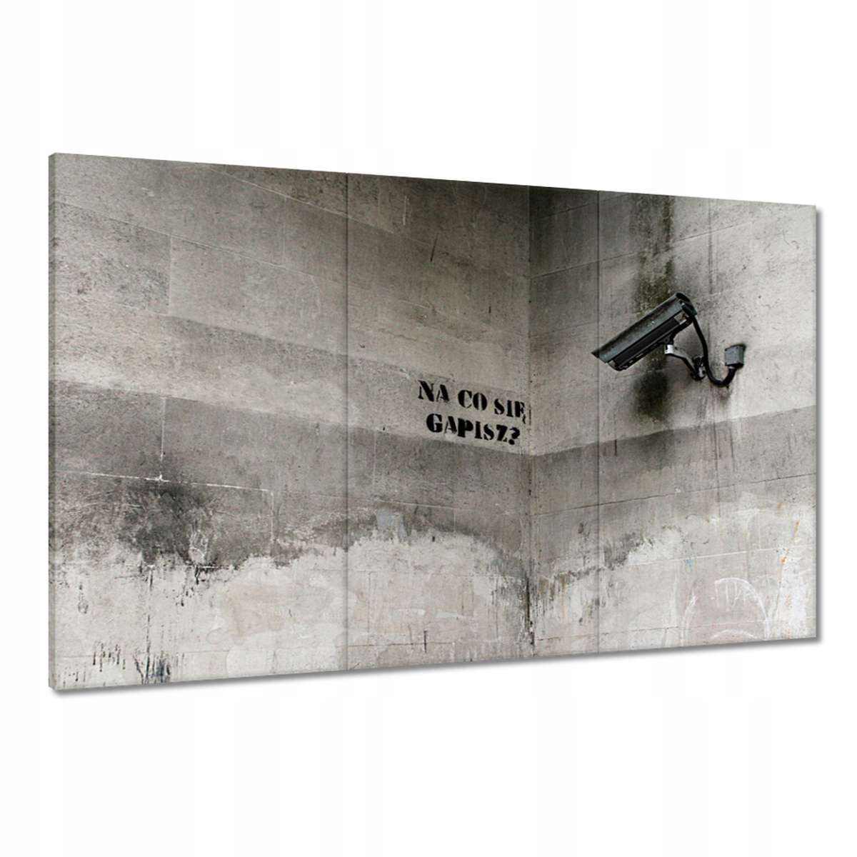 Obrazy 120x80 Banksy Co zíráš
