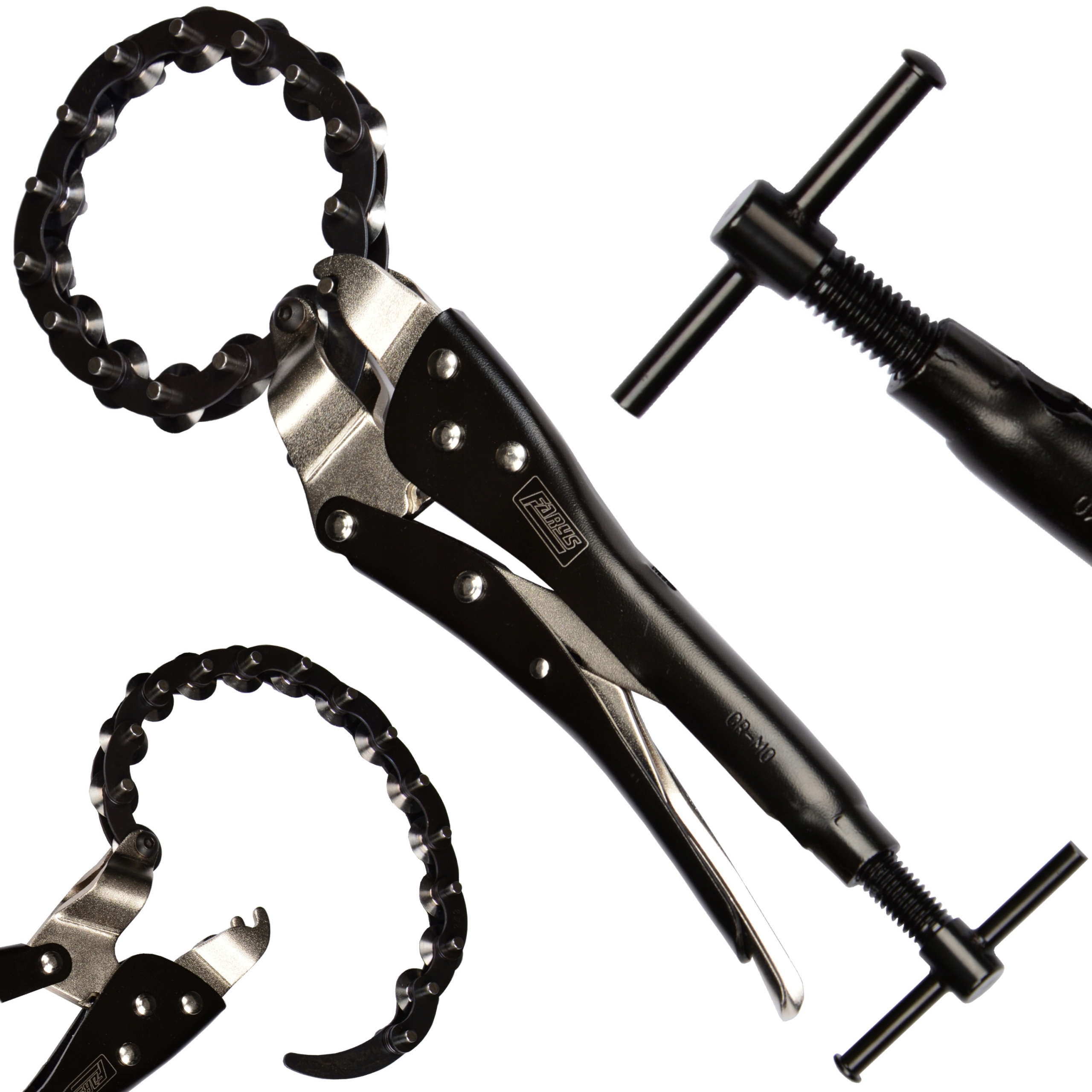 SZCZYPCE DO CIECIA RUR FI 90 MM LANCUCH NOZ FARYS