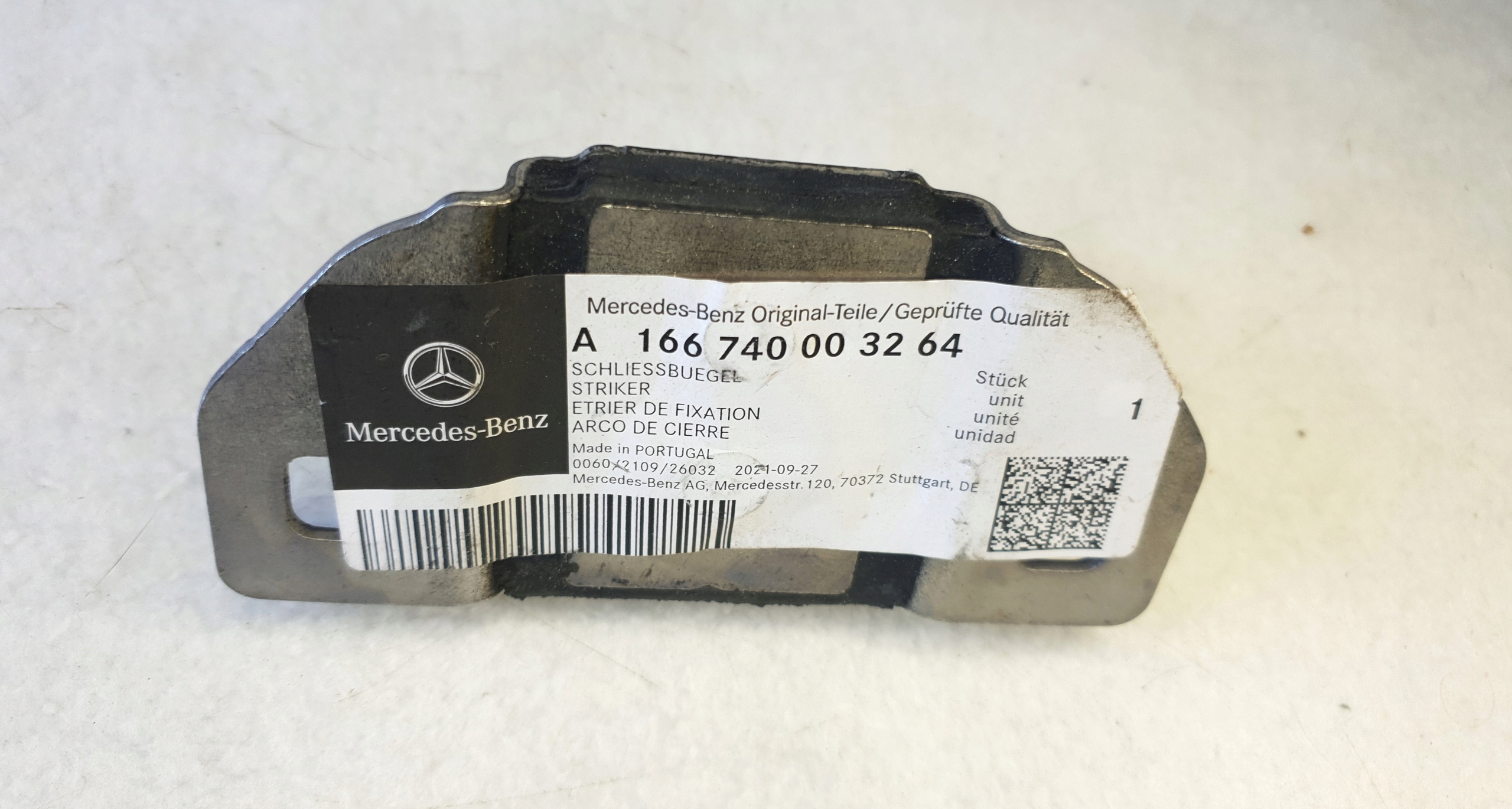 GLC 166 RYGIEL ZAMKA ZAMEK KLAPA TYŁ BAGAŻNIK A166740003264 ORYG-PŃ