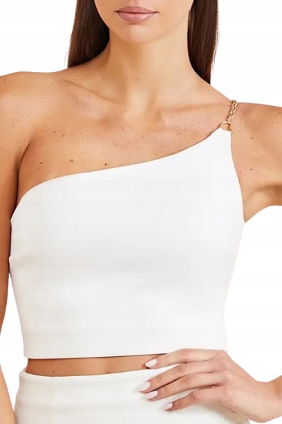 Marciano Guess Bílý Asymetrický Top S Elastanem M Gnb