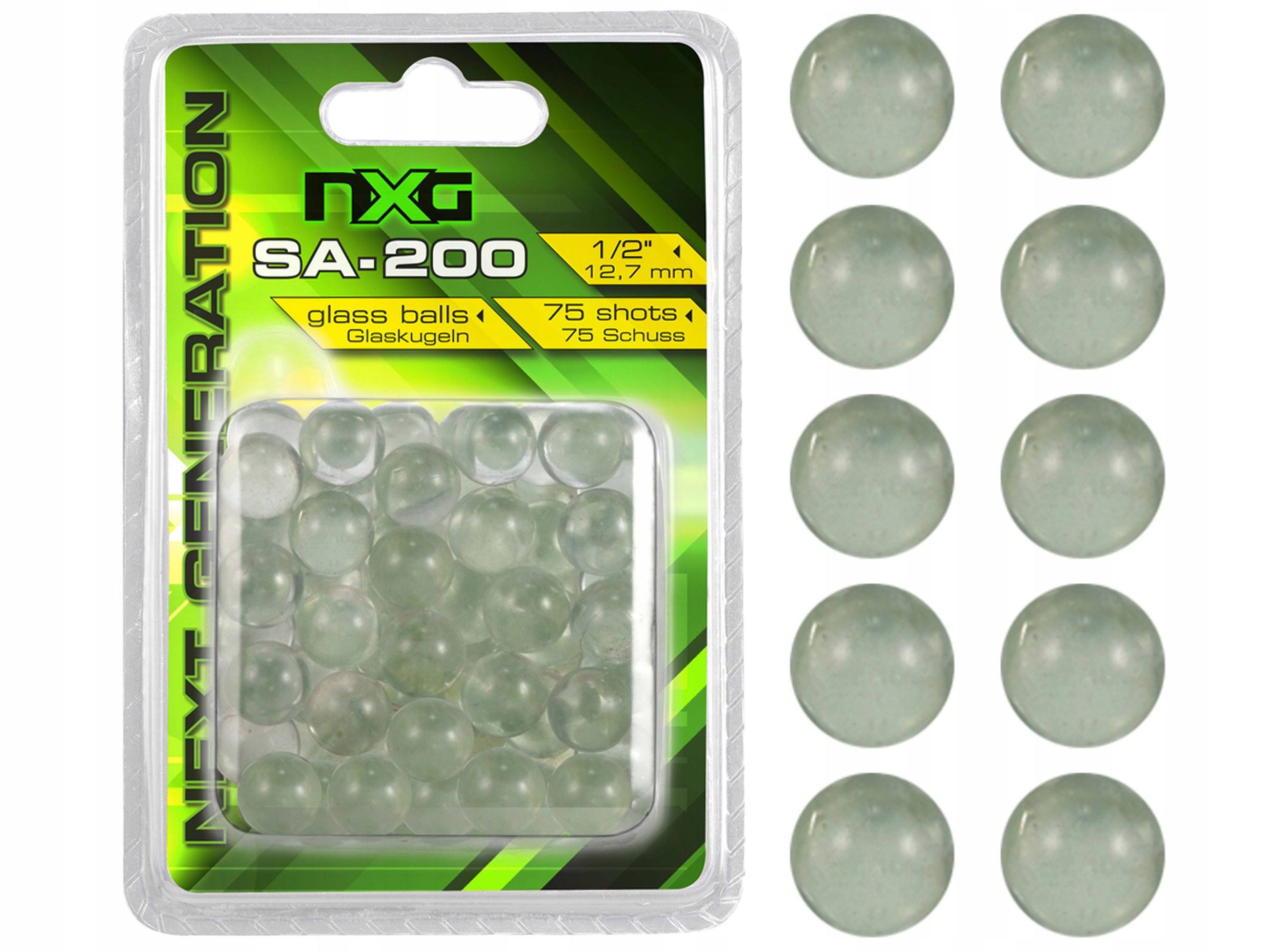 Kulki Szklane do procy 12,7 mm 75 szt.