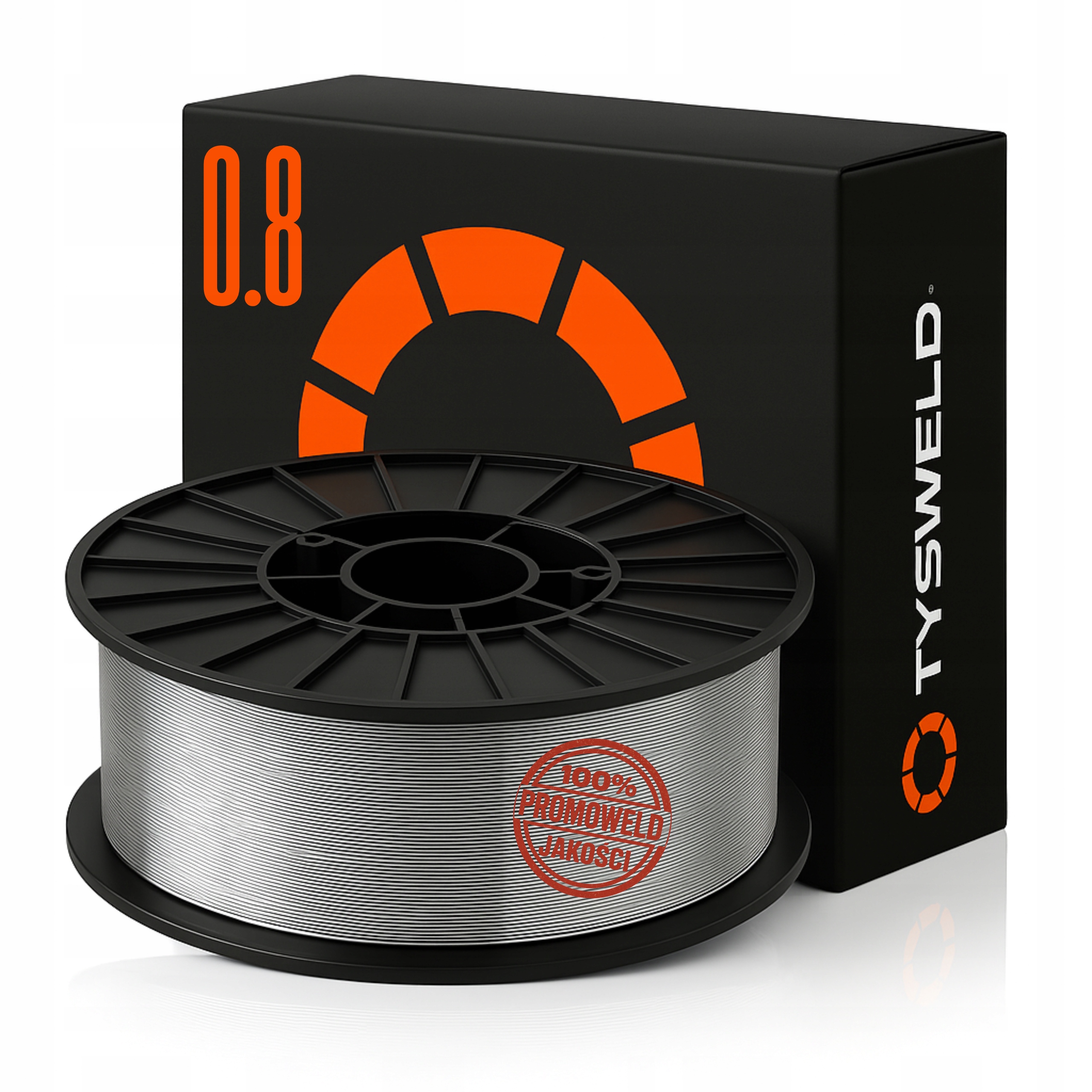 Drut spawalniczy SG2 0.8 mm 5 kg D200 Tysweld Qba Eco Niemiedziowany