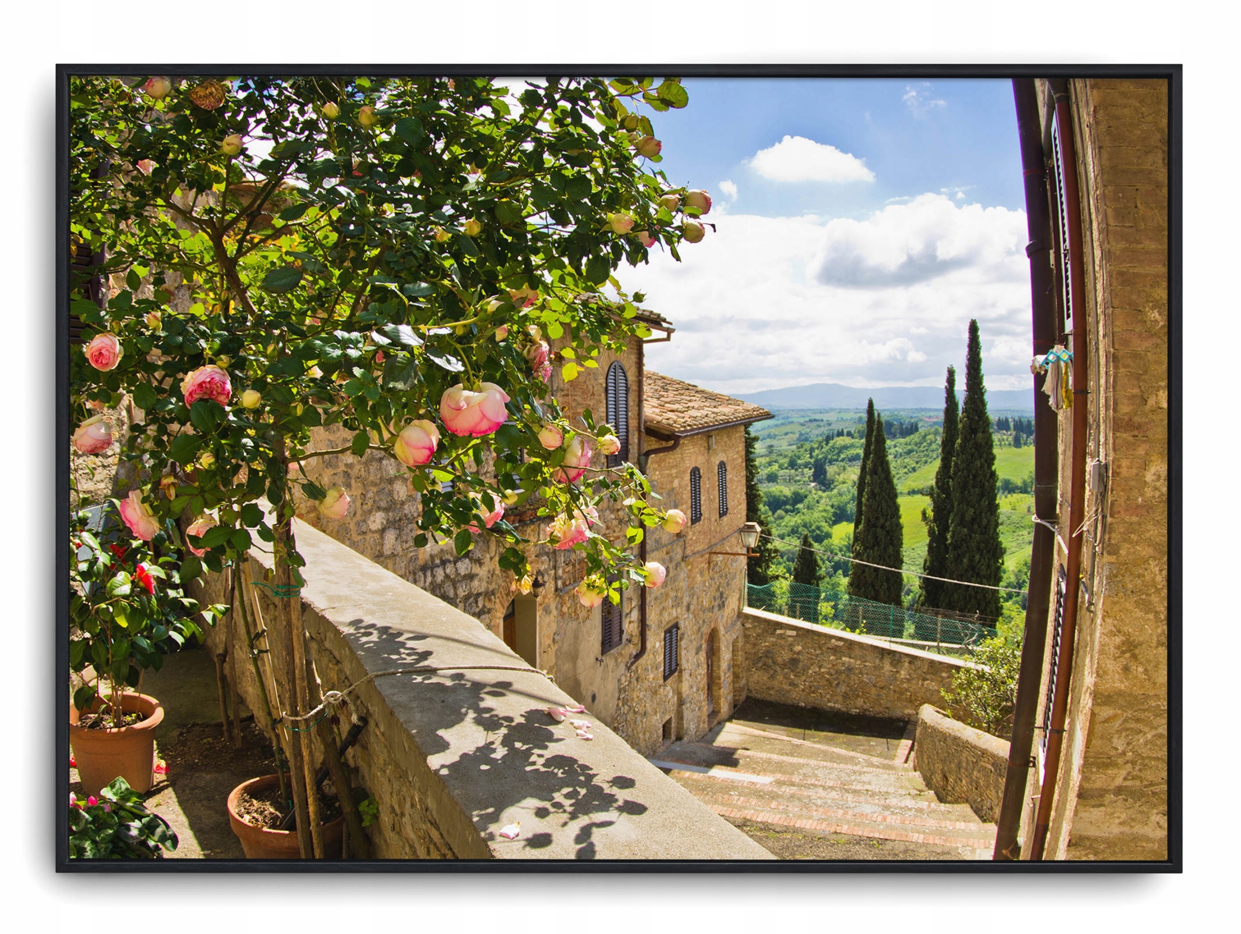 

Plakat r A4 30x21 cm Toskania Włochy Italia Słońce