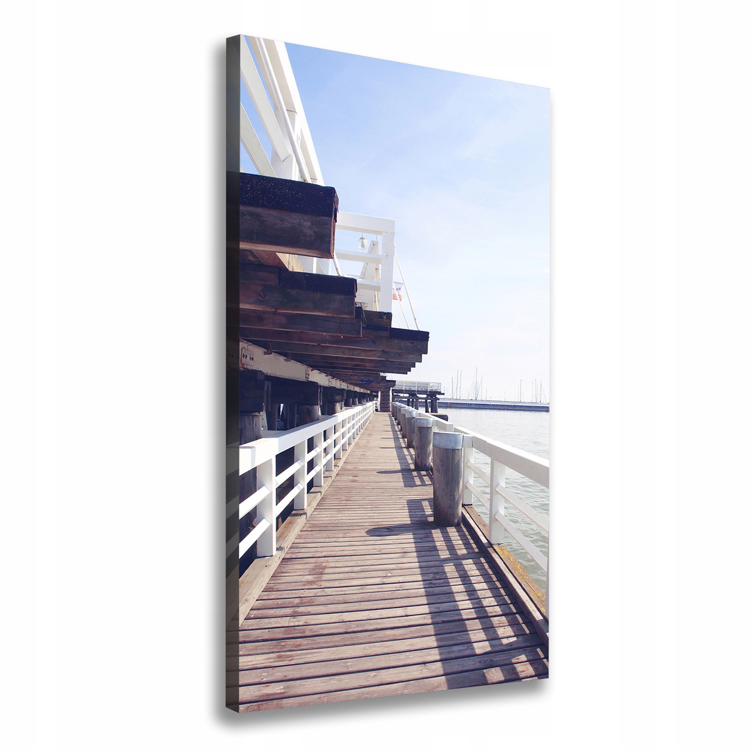 Fotoobraz obraz na plátně Molo v Sopotech 60x120 cm