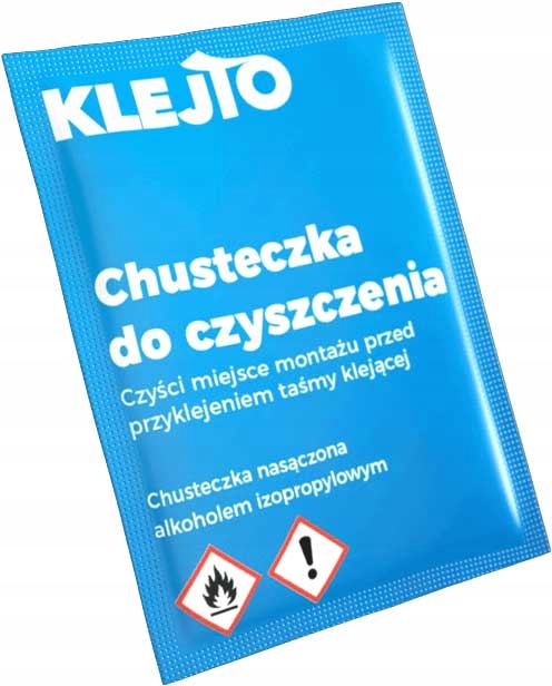 

Chusteczki do odtłuszczania powierzchni Klejto