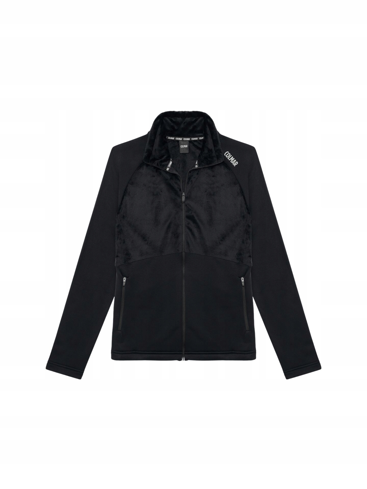 Mikina dámská Colmar Full Zip Stretch Fleece s plyšovými vložkami Černá S