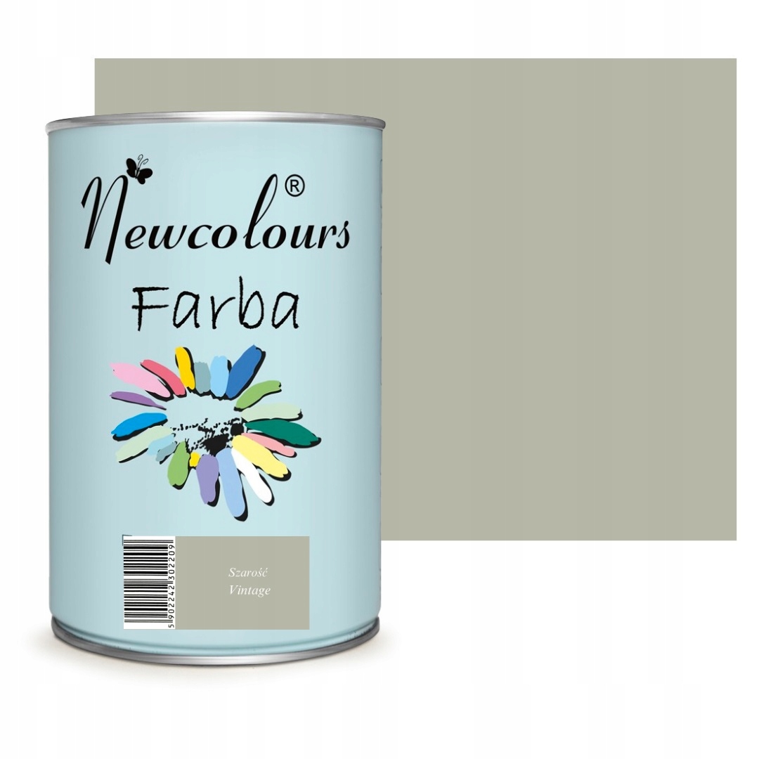 Farba akrylowa Newcolours 900 ml Szarość Vintage