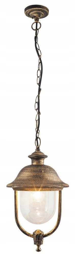 

Złota antyczna lampa wisząca zewnętrzna tarasowa