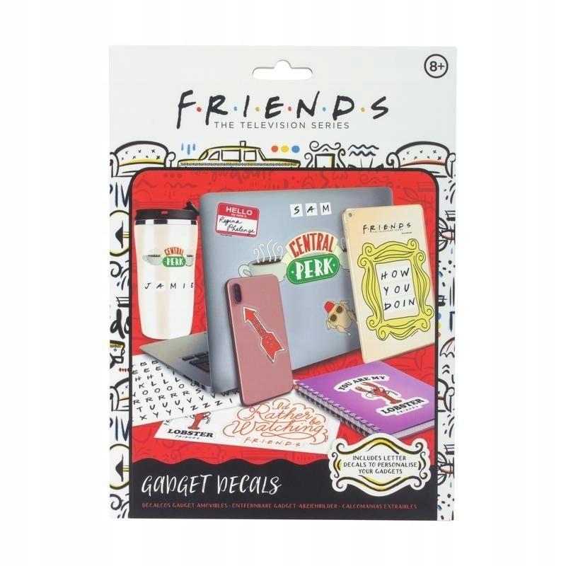 ZESTAW NAKLEJEK FRIENDS PRZYJACIELE 110 SZT GADGET DECALS
