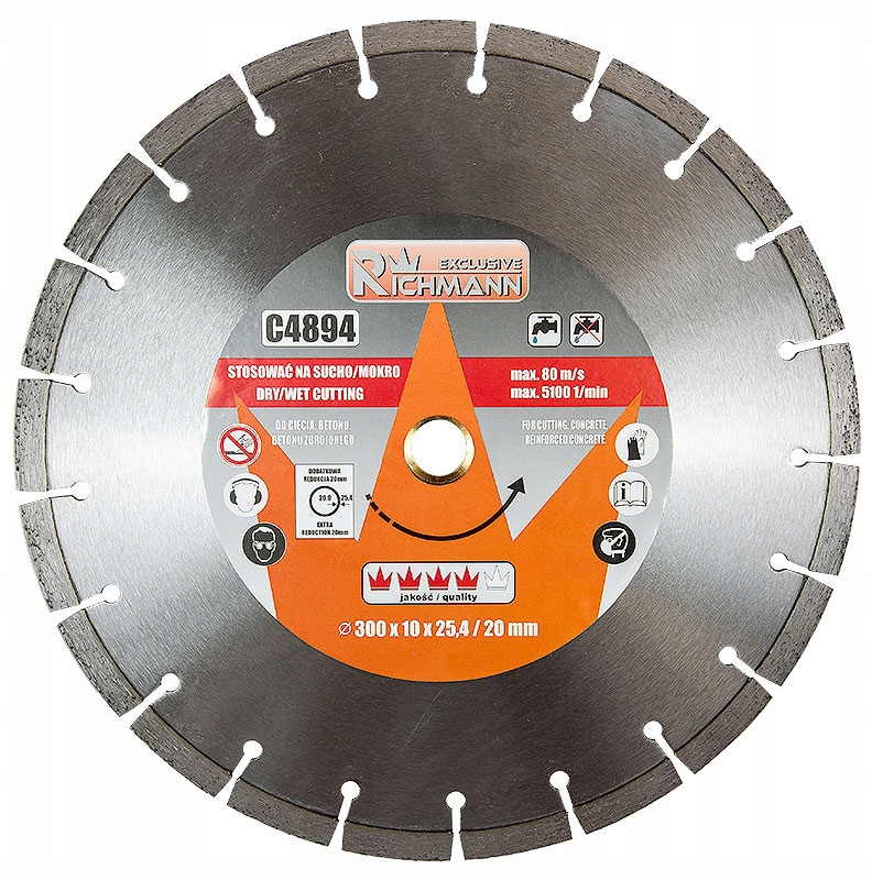 Richmann Diamantový Kotúč 300x25,4/20MM C4894