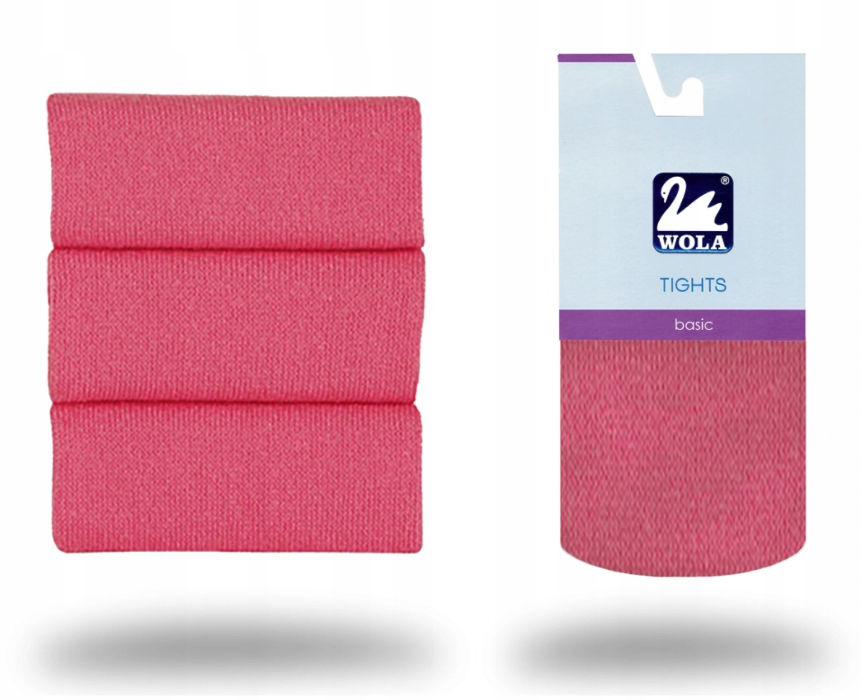 

Rajstopki bawełniane Wola Gładkie Różowe 80-86