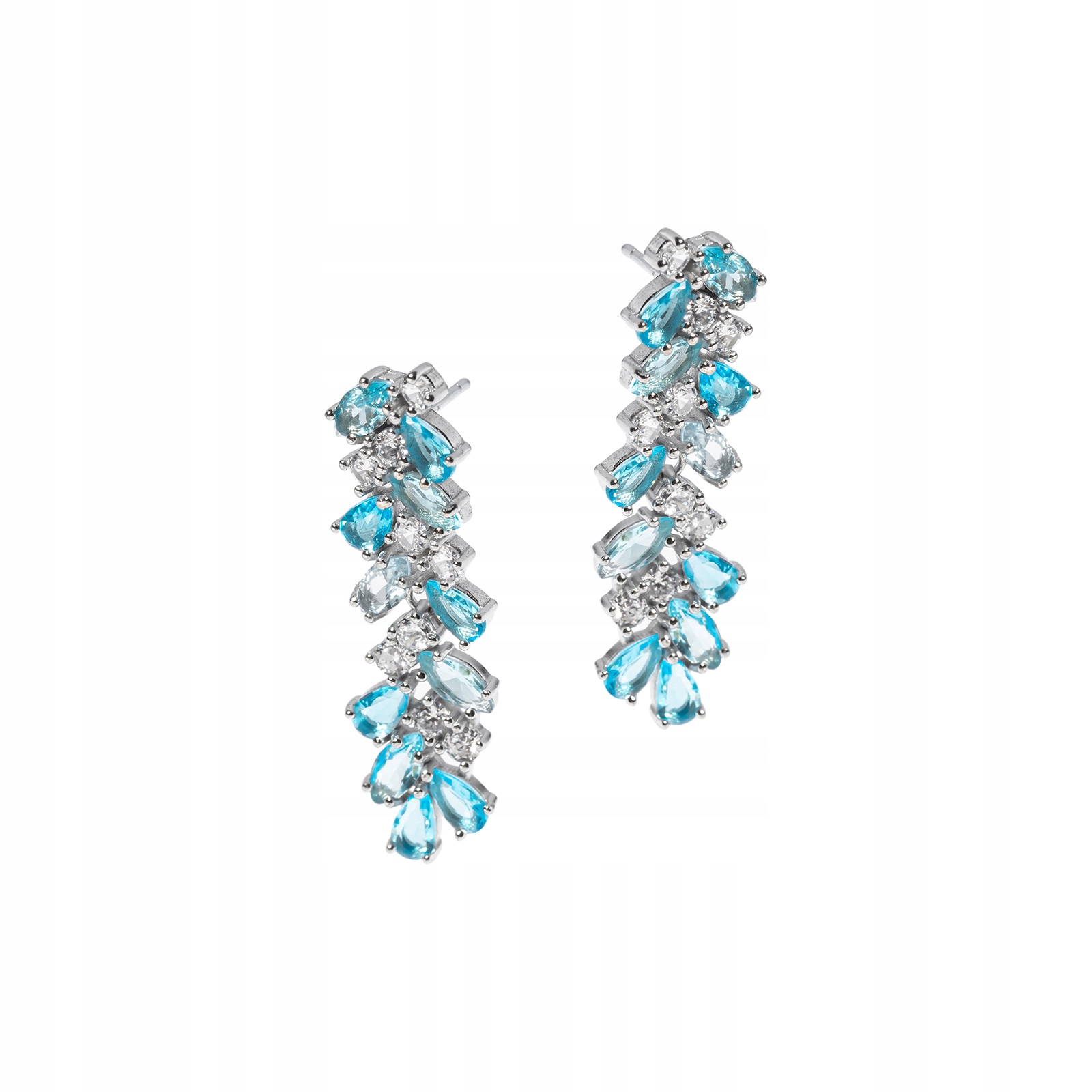 Stříbrné náušnice 925 Ledový lesk