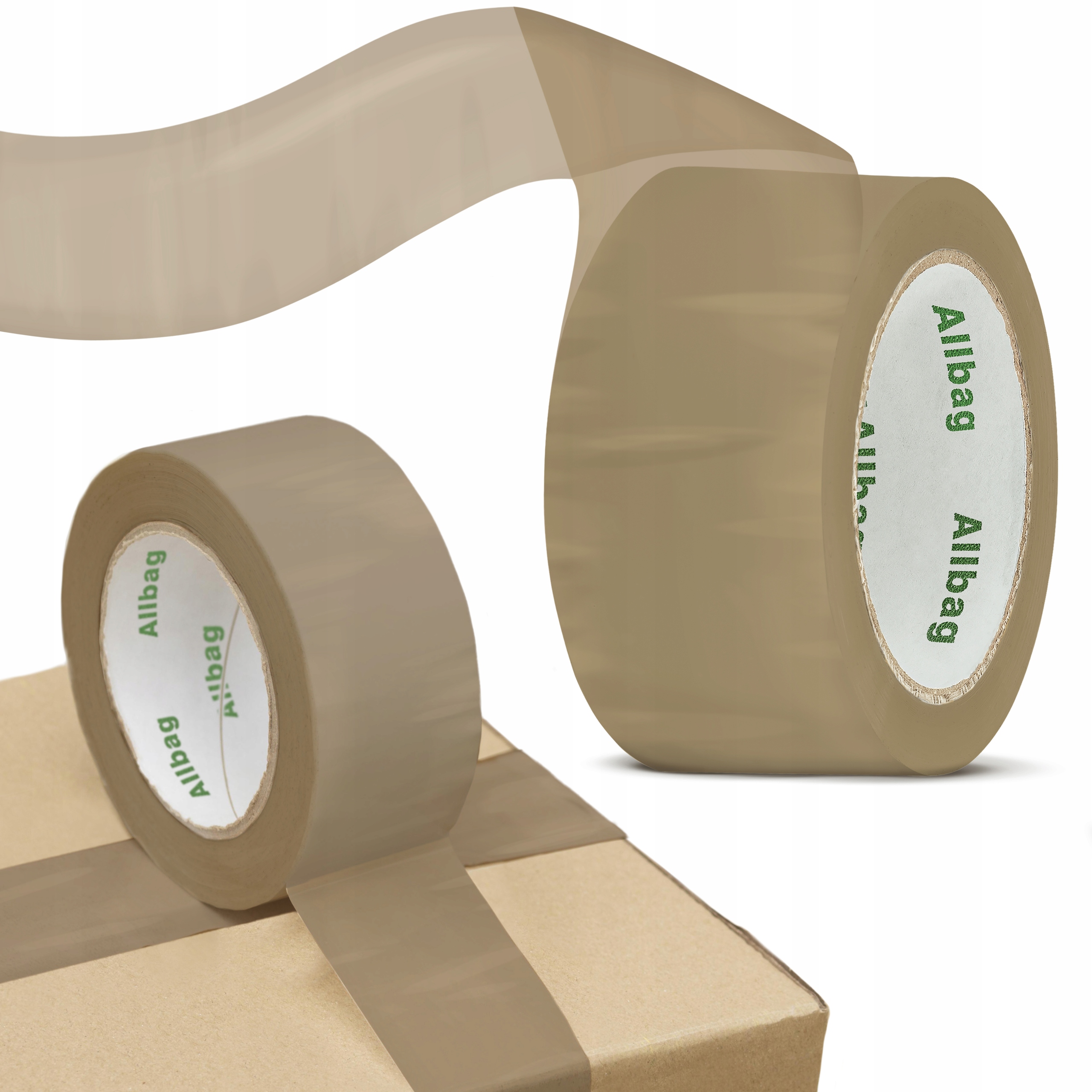 TAŚMA PAKOWA 48/100y KLEJĄCA BRĄZOWA SMART