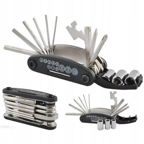 

Klucz Rowerowy Uniwersalny Multitool Zestaw 16w1