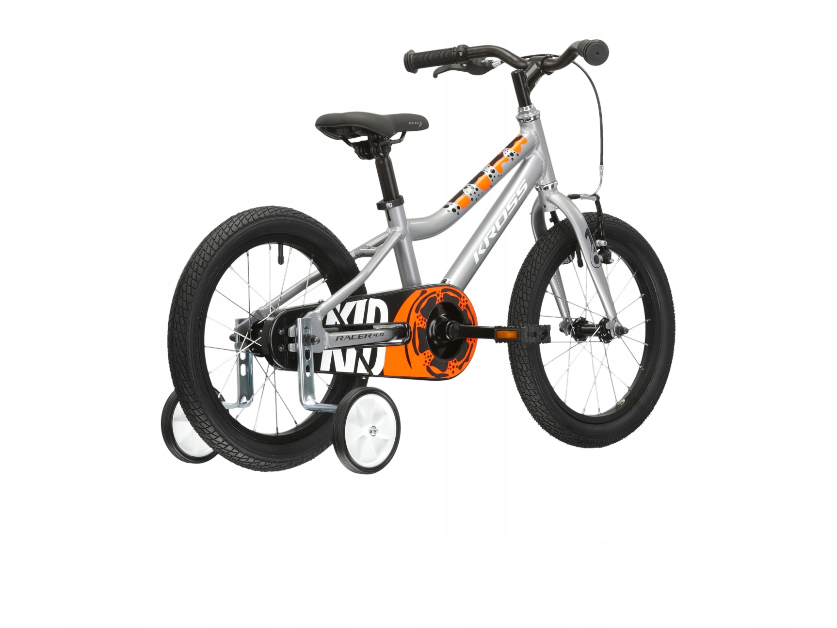 Szary rower dziecięcy KROSS RACER 4.0