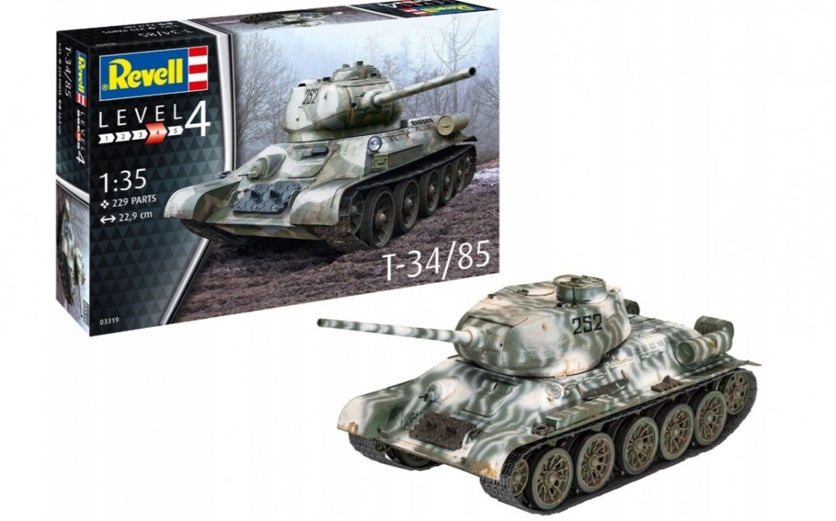 Revell Model plastové Vozidlo T34-85