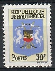 Burkina Faso 1967 Mi 210 Czyste **